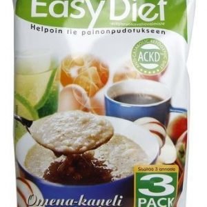 Ackd Easy Diet Omena-Kanelipuuro 3-Pack