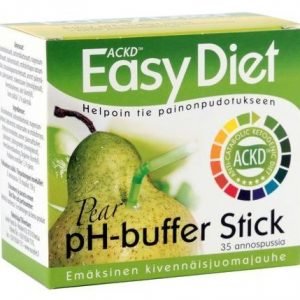 Ackd Easy Diet Ph-Buffer Stick Emäsjauhe Päärynä