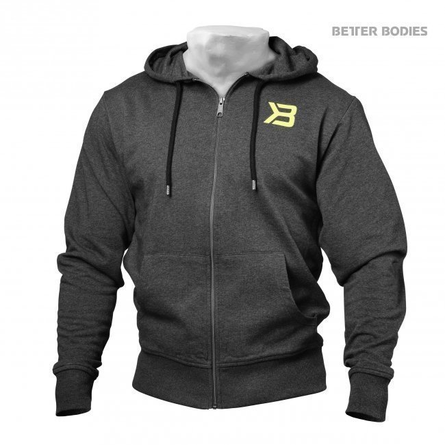 Better Bodies Antracite Jersey Hoodie