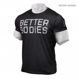 Better Bodies Basic Logo Tee musta