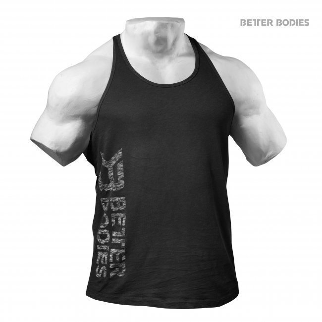 Better Bodies Black Symbol Printed t-back