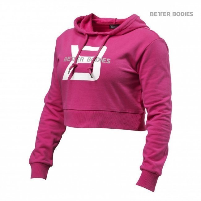 Better Bodies Cropped Hoodie pink