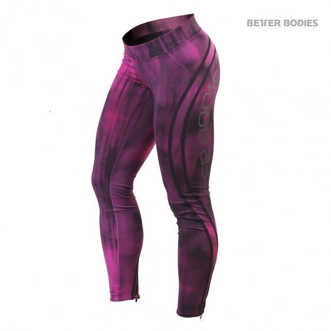 Better Bodies Grunge Tights Hot-pink