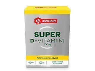Bioteekki Super D-vitamiini 100uq