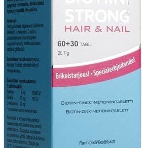 Biotiini Strong Hair & Nail Kampanjapakkaus