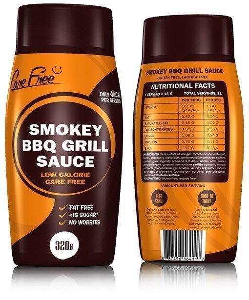 Care Free Foods Smokey BBQ Grill Sauce