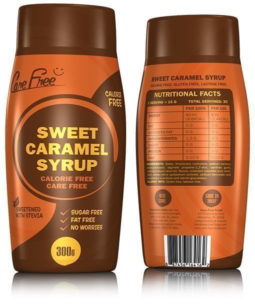 Care Free Foods Sweet Caramel Syrup