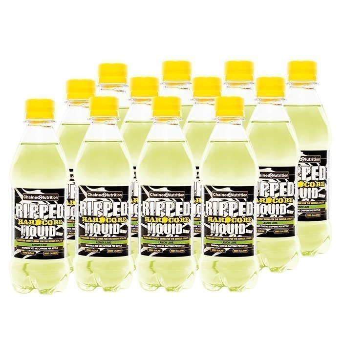 Chained Nutrition 12 x Ripped Hardcore Liquid 330 ml