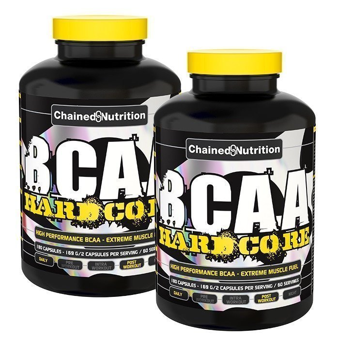 Chained Nutrition 2 x BCAA Hardcore 180 caps