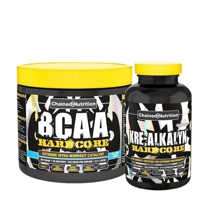 Chained Nutrition BCAA Hardcore + Kre-Alkalyn 160 caps