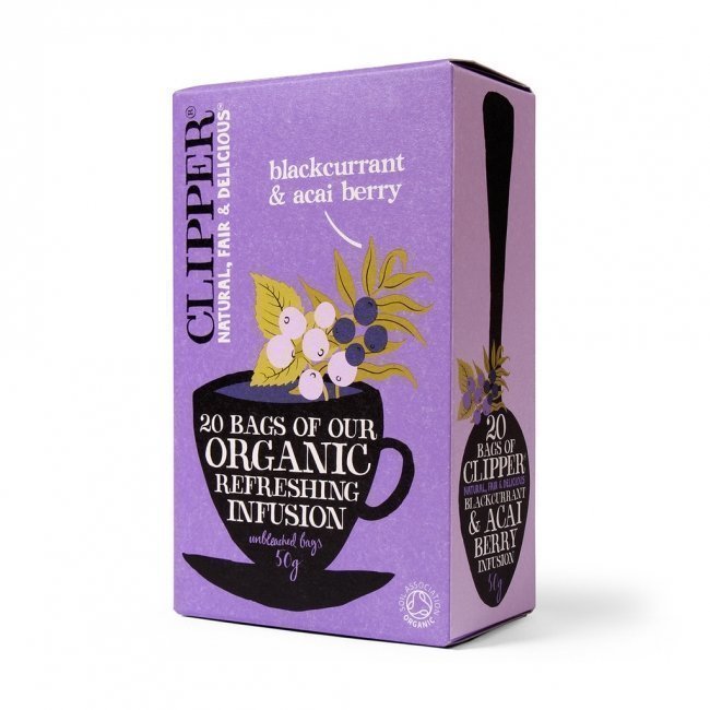 Clipper Blackcurrant & Acai tee