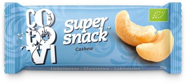 Cocovi Supersnacks Cashew Luomu Välipalapatukka 30 G