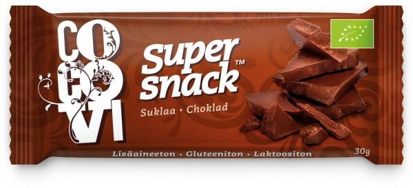 Cocovi Supersnacks Suklaa Luomu Välipalapatukka 30 G