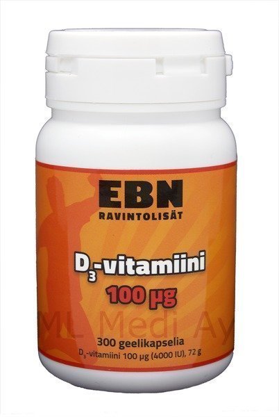 EBN D-vitamiini 100 mcg / 4000IU 300kaps.