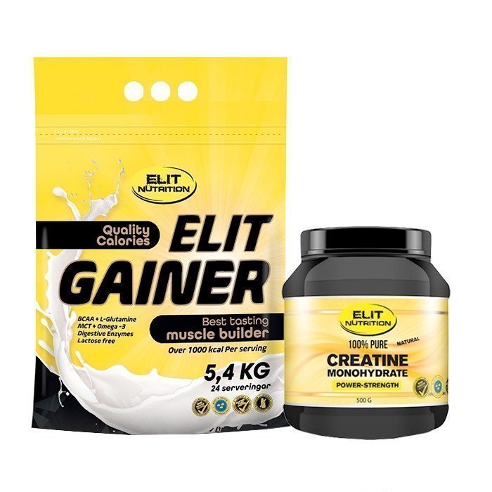 Elit Nutrition ELIT GAINER - Lactose free 5400 g + Creatine 500 g