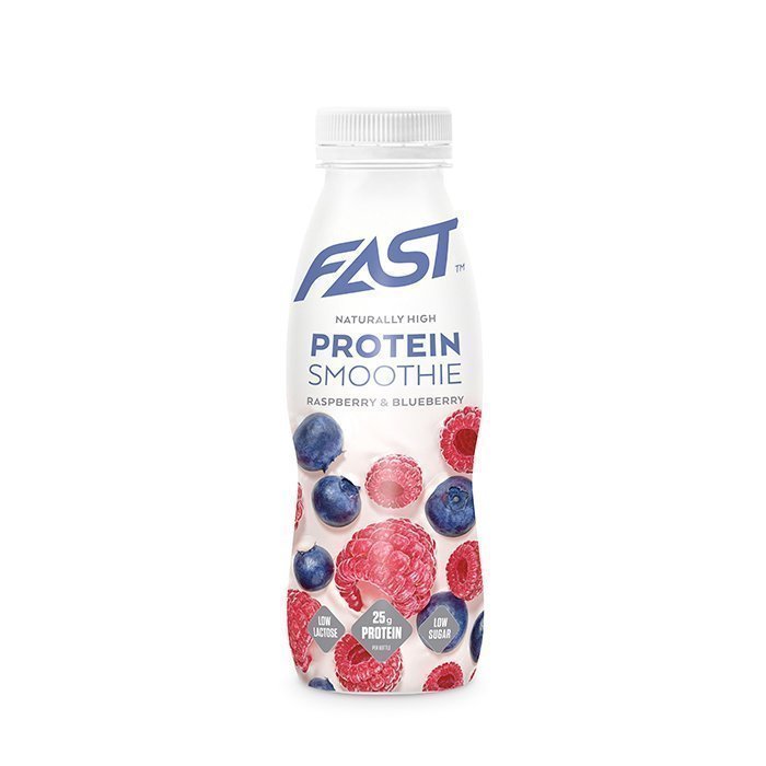 FAST Natural Protein Smoothie 330 ml Raspberry & Blueberry