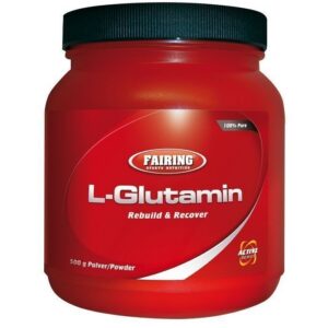 Fairing L-Glutamin 500 g Maustamaton