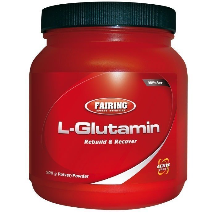 Fairing L-Glutamin 500 g Maustamaton