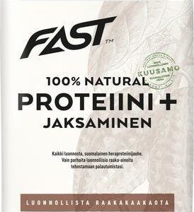 Fast Natural Proteiini + Jaksaminen Raakakaakao