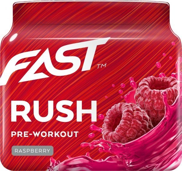 Fast Pre-Workout Rush Tehonlisääjä 110 G