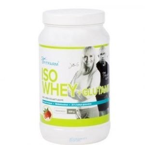 Fitfarm Isowhey + Glutamine Mansikka