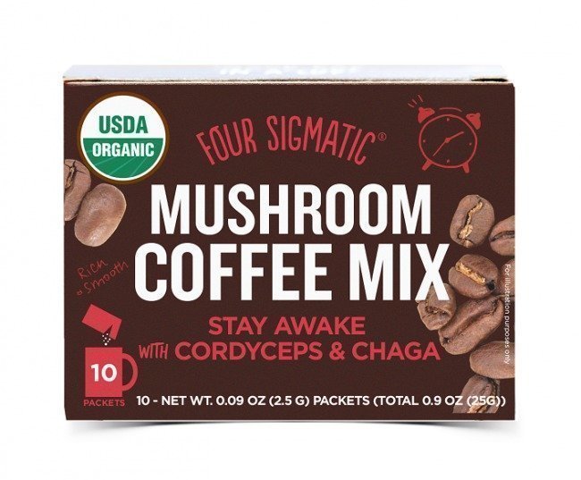 Four Sigma Foods Instant Mushroom Coffee Cordyceps