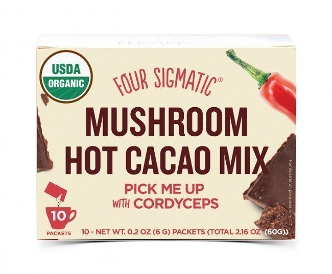 Four Sigma Foods Mushroom Hot Cacao Mix - Cordyceps