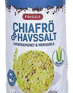 Friggs Ohut Maissikakku Chiasiemen & Merisuola