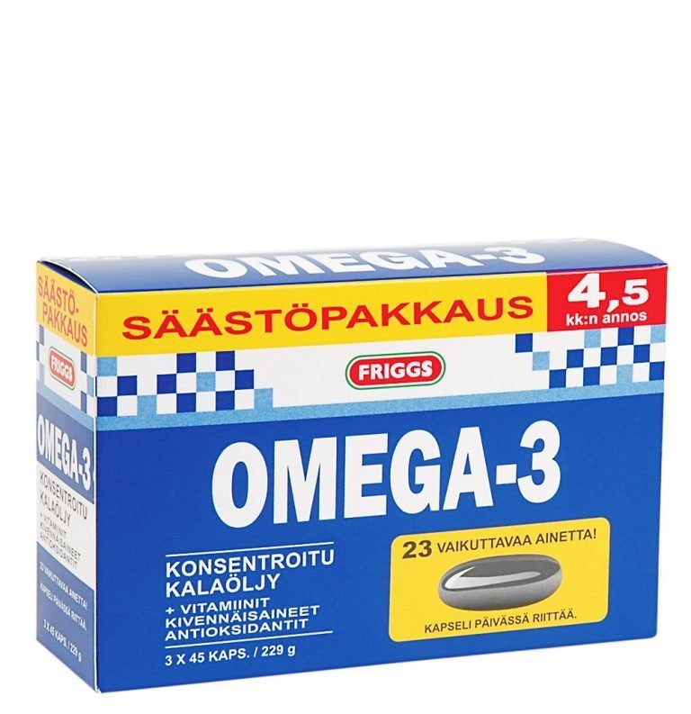Friggs Omega3 135kpl Luontaistuotekauppa24.fi