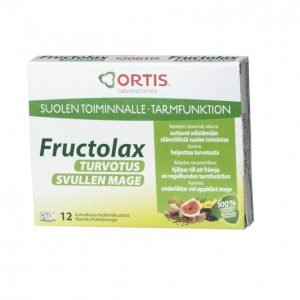 Fructolax Turvotus Hedelmäkuituvalmiste 12 Kpl 120 G