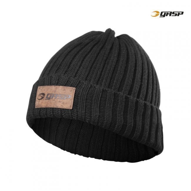 GASP Heavy Knitted Hat black
