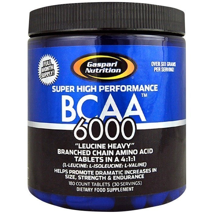 Gaspari BCAA 6000 180 kapselia