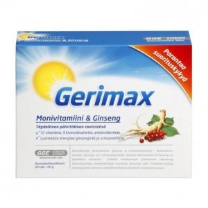 Gerimax Monivitamiini & Ginseng 60kpl