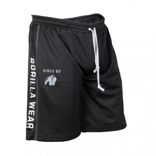 Gorilla Wear Functional Mesh Shortsit musta/valkoinen