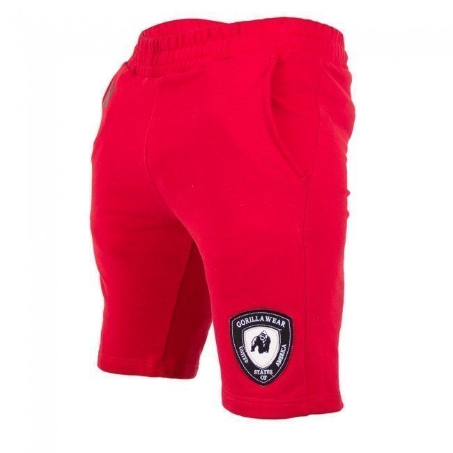 Gorilla Wear Los Angeles sweat shorts punainen