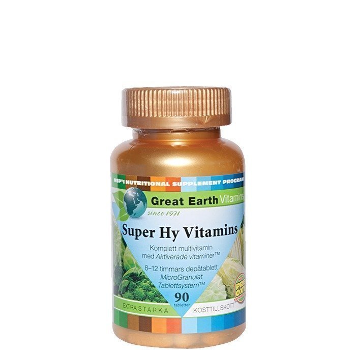 Great Earth Super Hy-Vitamins 90 tablettia