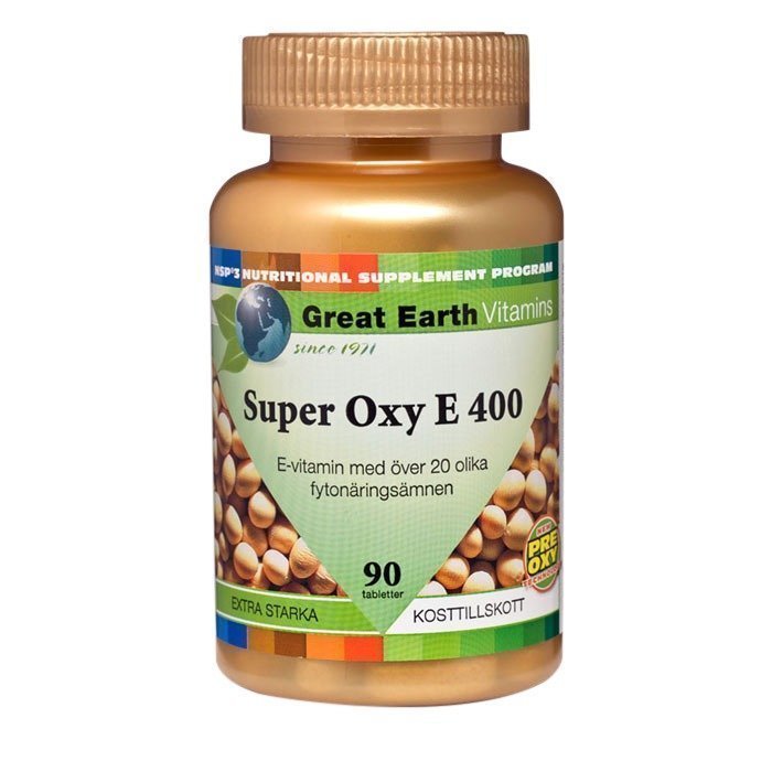 Great Earth Super Oxy-E 90 tablettia