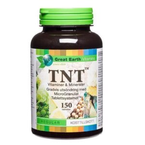 Great Earth TNT Multivitamiini Mineraali 150 tablettia