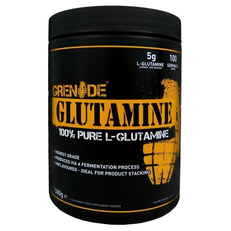 Grenade L-Glutamine 500 Capsules Tuubi Maustamaton