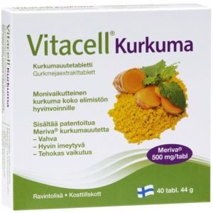 Hankintatukku Vitacell Kurkuma 40 Tablettia