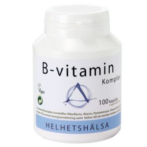 Helhetshälsa B-vitamiini Yhdistelmä 100 kapselia