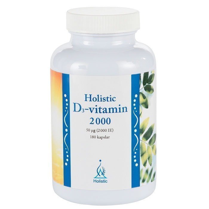 Holistic D3-vitamin 2000 180 caps