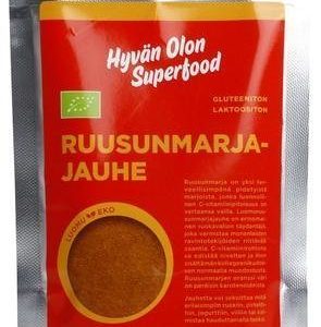 Hyvän Olon Luomu Ruusunmarjajauhe