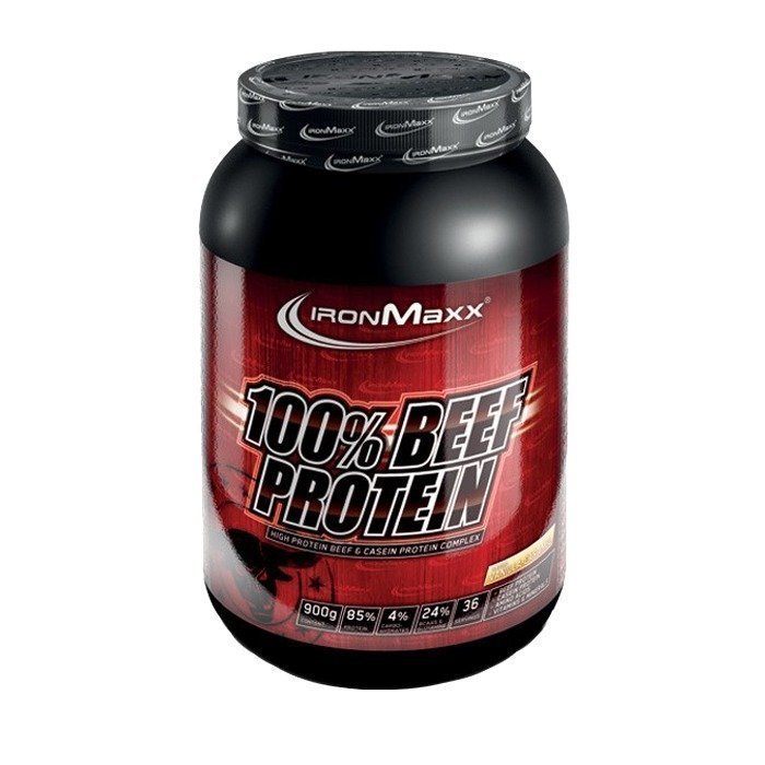 IronMaxx 100% Beef Protein 900 g Honeydew Melon