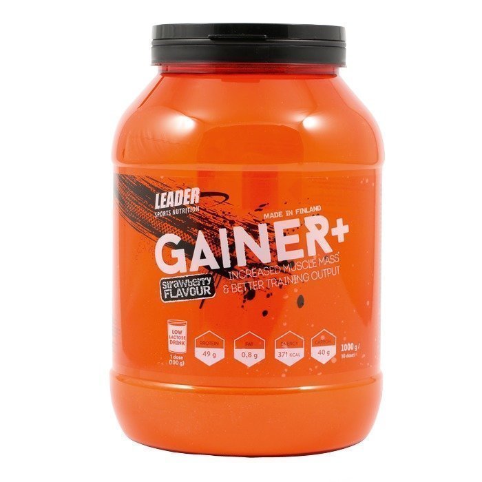 Leader Gainer+ 1000 g Strawberry