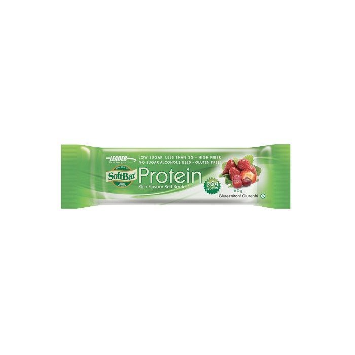 Leader Protein Soft Bar 60 g Red Berries