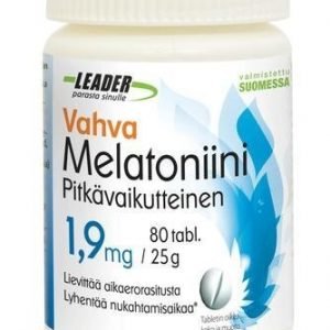 Leader Vahva Pitkävaikutteinen Melatoniini