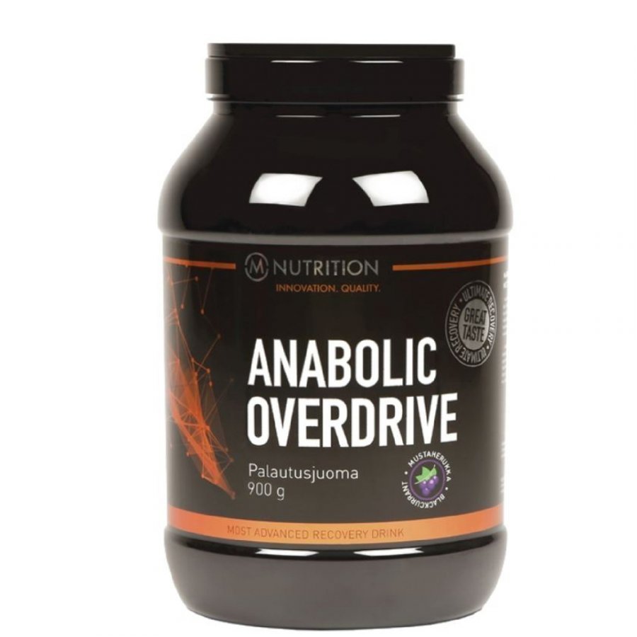 M-Nutrition Anabolic Overdrive 2.5 Kg Tuubi Mustaherukka