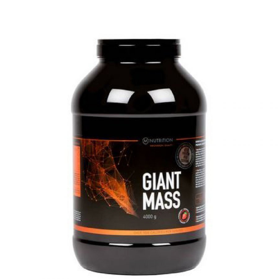 M-Nutrition Giant Mass 4 Kg Tuubi Mansikka