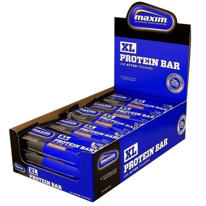 Maxim 15 x Maxim XL Proteinbar 82 grammaa